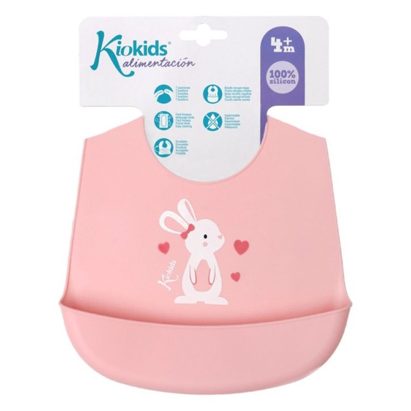 KioKids Bavaglini Silicone Bavaglino Silicone Impermeabile con tasc...