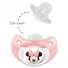 Set 4 Succhietto ciucci per bambini in silicone senza BPA 0-6m Disney gommotti