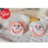 Stor Set 4 Succhietto ciucci per bambini in silicone senza BPA 6m+ ...