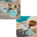 Set 4 Succhietto ciucci per bambini in silicone senza BPA 0-6 m Disney gommotti