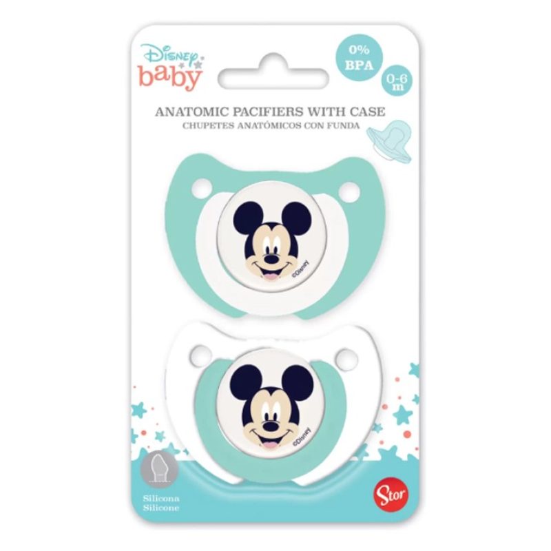Stor Set 4 Succhietto ciucci per bambini in silicone senza BPA 0-6 ...