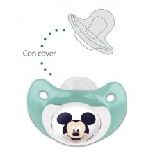 Set 4 Succhietto ciucci per bambini in silicone senza BPA 0-6 m Disney gommotti