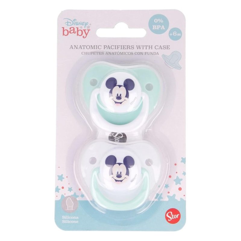 Stor Set 4 Succhietto ciucci per bambini in silicone senza BPA 0-6 ...