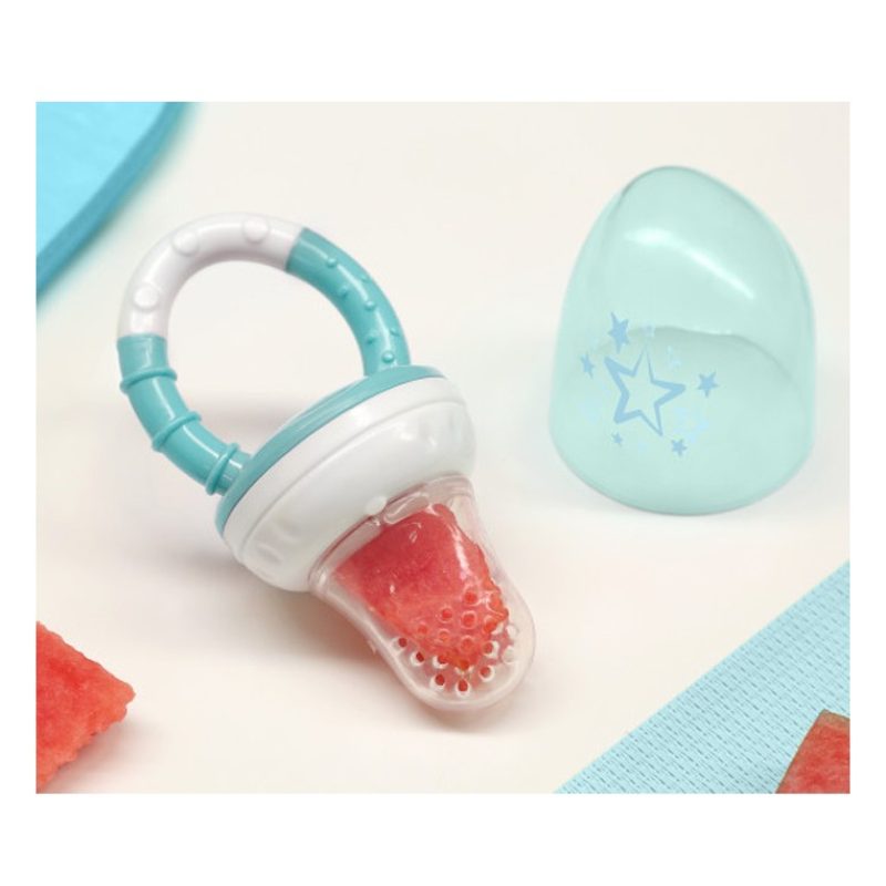 KioKids Ciuccio Frutta Neonati Ciuccio per Alimenti in Silicone 6 m...