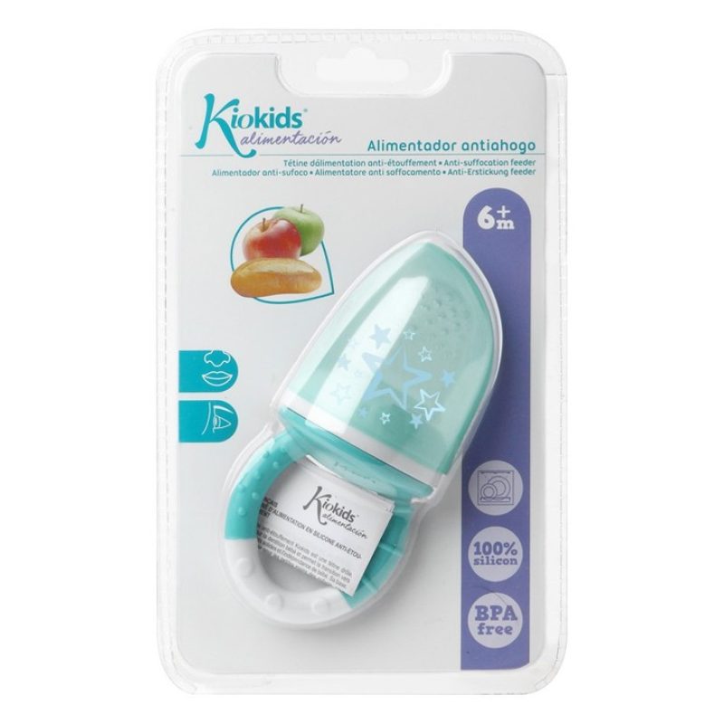 KioKids Ciuccio Frutta Neonati Ciuccio per Alimenti in Silicone 6 m...