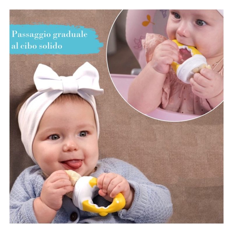 NeoBaby Ciuccio Frutta retina per Alimenti per Neonati 6 mesi senza...