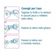 Ciuccio Frutta retina per Alimenti per Neonati 6 mesi senza BPA svezzamento