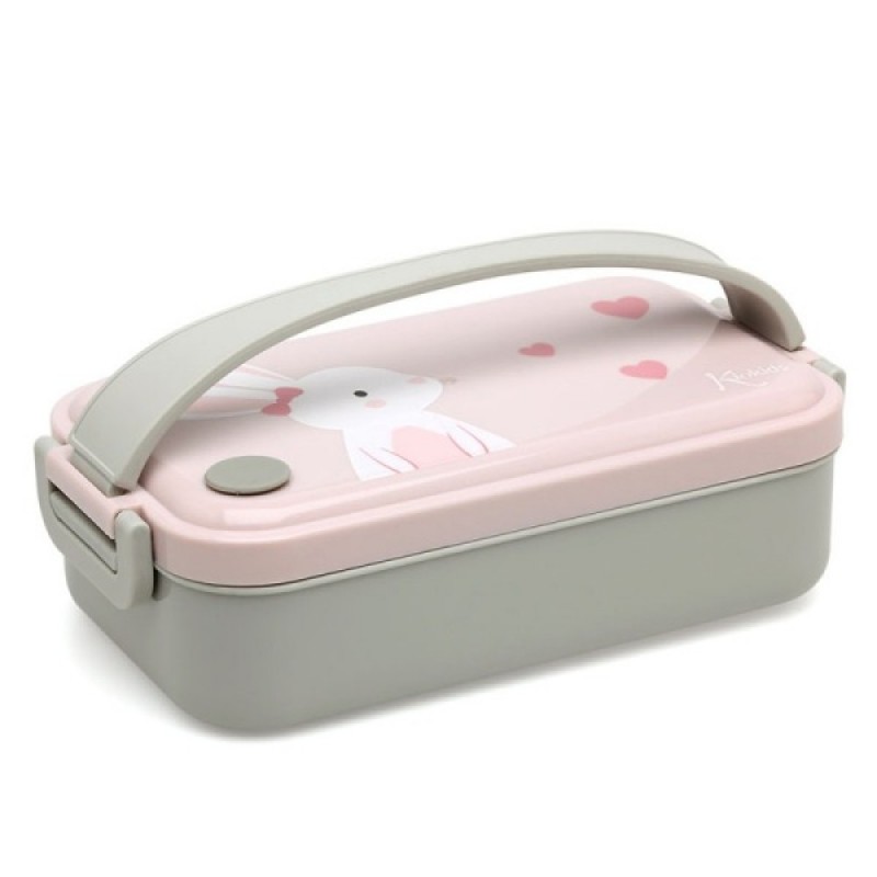 Contenitore portavivande porta Pranzo Acciaio Inox per bambini 1 scomparto 550ml