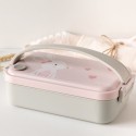 Contenitore portavivande porta Pranzo Acciaio Inox per bambini 1 scomparto 550ml