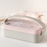 KioKids Contenitore portavivande porta Pranzo Acciaio Inox per bamb...