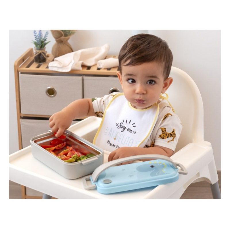 KioKids Contenitore porta Pranzo Acciaio Inox portavivande per bamb...