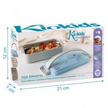 Contenitore porta Pranzo Acciaio Inox portavivande per bambini 1 scomparto 550ml