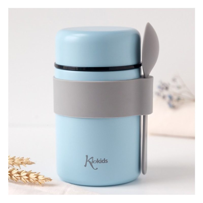 KioKids Portavivande Ermetico Contenitore Porta Pranzo Da 16 cm Ino...