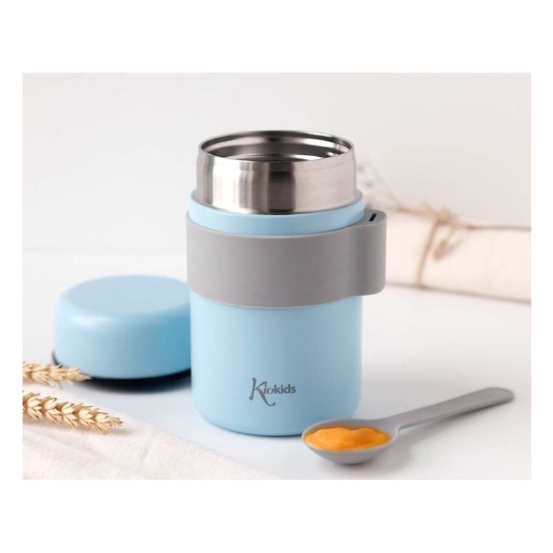 KioKids Portavivande Ermetico Contenitore Porta Pranzo Da 16 cm Ino...