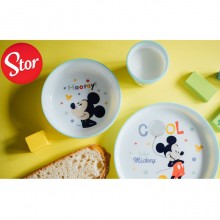 Set Pappa per Bambini da 3PZ, Mickey Mouse Disney antiscivolo svezzamento