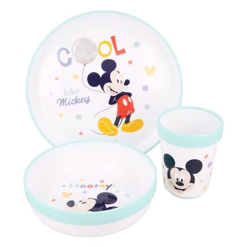 Stor Set Pappa per Bambini da 3PZ, Mickey Mouse Disney antiscivolo ...