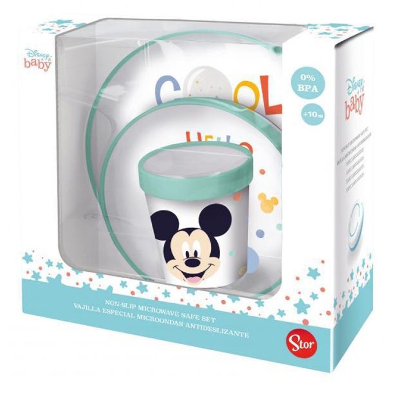 Stor Set Pappa per Bambini da 3PZ, Mickey Mouse Disney antiscivolo ...