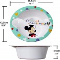 Set Pappa per Bambini ciotola cucchiaio Mickey Disney antiscivolo svezzamento