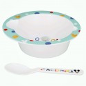 Set Pappa per Bambini ciotola cucchiaio Mickey Disney antiscivolo svezzamento