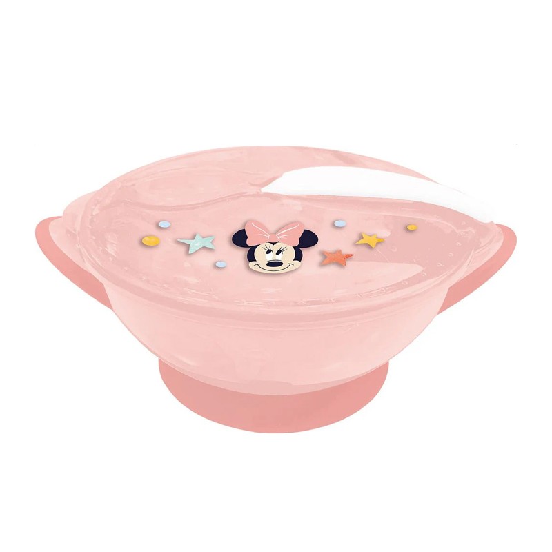 Set Pappa stoviglie Bambini Ciotola e cucchiaio Svezzamento Piatto Disney Minnie