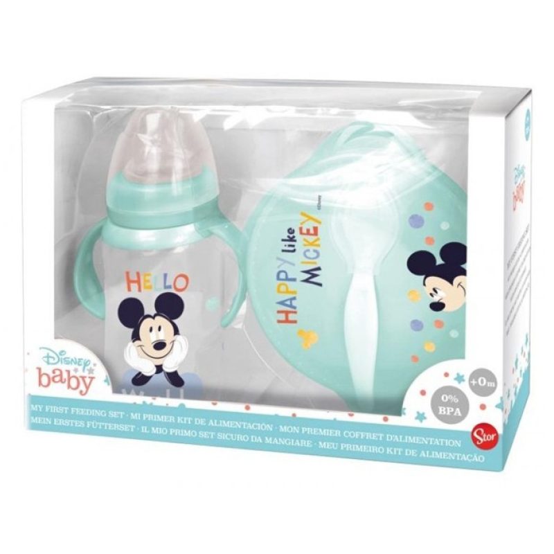 Stor Set Pappa stoviglie Bambini Biberon Svezzamento Piatto Ciotola...