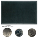 Zerbino Roller in Gomma Vulcanizzata 180x90 cm Nero - Antiscivolo e Resistente per Ingressi