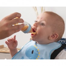 Biberon in silicone cucchiaio Contenitore per neonati bambini di alimentazione