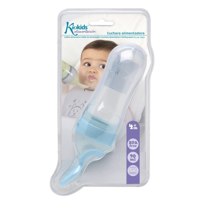 KioKids Biberon in silicone cucchiaio Contenitore per neonati bambi...