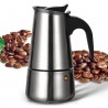 WeHome Caffettiera moka in acciaio inox da 2/4/6 Tazze macchina Caf...