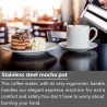 WeHome Caffettiera moka in acciaio inox da 2/4/6 Tazze macchina Caf...