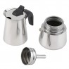 WeHome Caffettiera moka in acciaio inox da 2/4/6 Tazze macchina Caf...