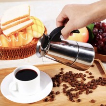 Caffettiera moka in acciaio inox da 2/4/6 Tazze macchina Caffè espresso moca