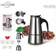 Caffettiera moka in acciaio inox da 2/4/6 Tazze macchina Caffè espresso moca