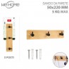 WeHome Appendiabiti a Parete Ganci Attaccapanni da Muro bagno metal...