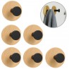 WeHome Ganci Adesivi in bambù set da 6 Appendi Porta Asciugamani da...