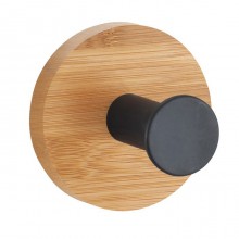 Ganci Adesivi in bambù set da 6 Appendi Porta Asciugamani da parete bagno