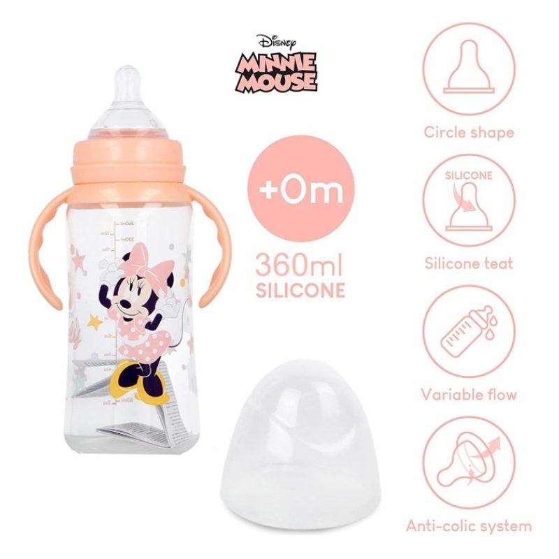 Stor Biberon Bambini anticolica Disney Minnie da 360 ml DISNEY bimb...