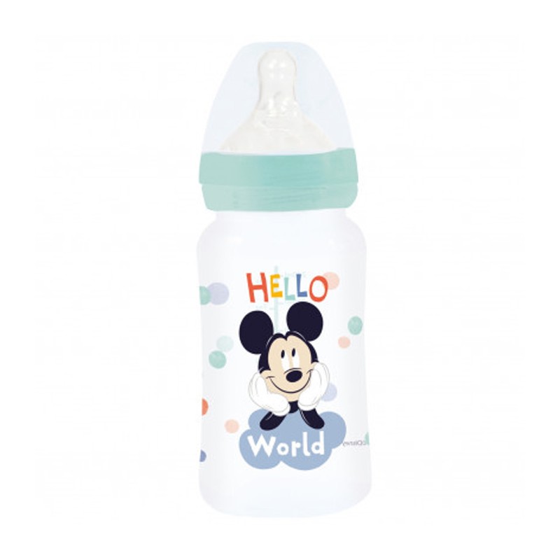 Biberon Bambini anticolica Disney Mickey da 240 ml DISNEY bimbo BPA Free