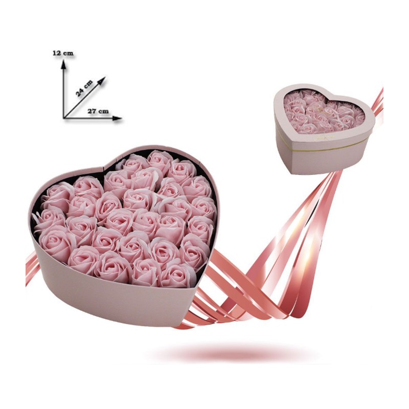 Scatola che si apre di rose regalo san valentino idea anniversario fidanzata