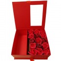 Cofanetto Portagioielli Scatola Rosa Eterna regalo San Valentino porta regalo