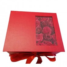 Cofanetto Portagioielli Scatola Rosa Eterna regalo San Valentino porta regalo