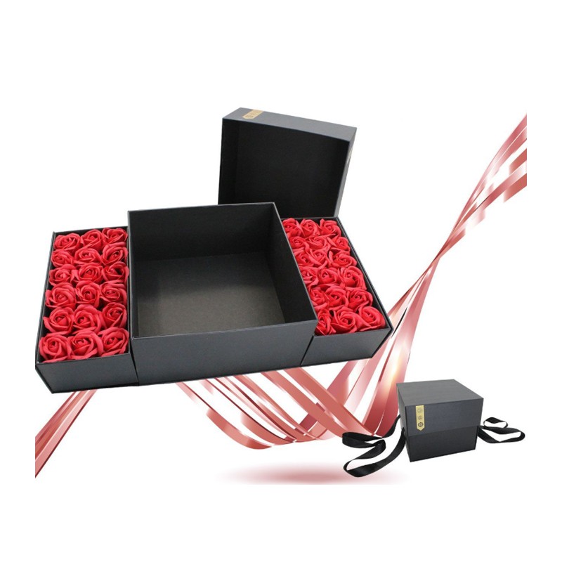 Novità BOX che si apre con rose scatola di fiori San Valentino idea fidanzata