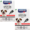 Vitakraft 2 Confezioni 6 Pipette VITAKRAFT SPOT-ON Antipulci e Zecc...