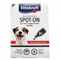 2 Confezioni 6 Pipette VITAKRAFT SPOT-ON Antipulci e Zecche Cani Taglia Piccola