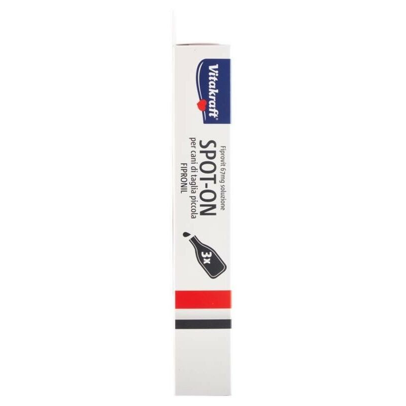 Vitakraft 2 Confezioni 6 Pipette VITAKRAFT SPOT-ON Antipulci e Zecc...