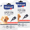 2 Confezioni 6 Pipette VITAKRAFT SPOT-ON Antipulci e Zecche Cani Taglia Grande