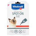 2 Confezioni Vitakraft Spot-On per Gatti da 3 Pipette 50 mg Antipulci e Zecche, Protezione Sicura e Duratura
