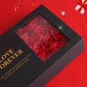 Cofanetto Portagioie San Valentino Con Rose rosse Box di fiori idea regalo