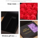 Cofanetto Portagioie San Valentino Con Rose rosse Box di fiori idea regalo