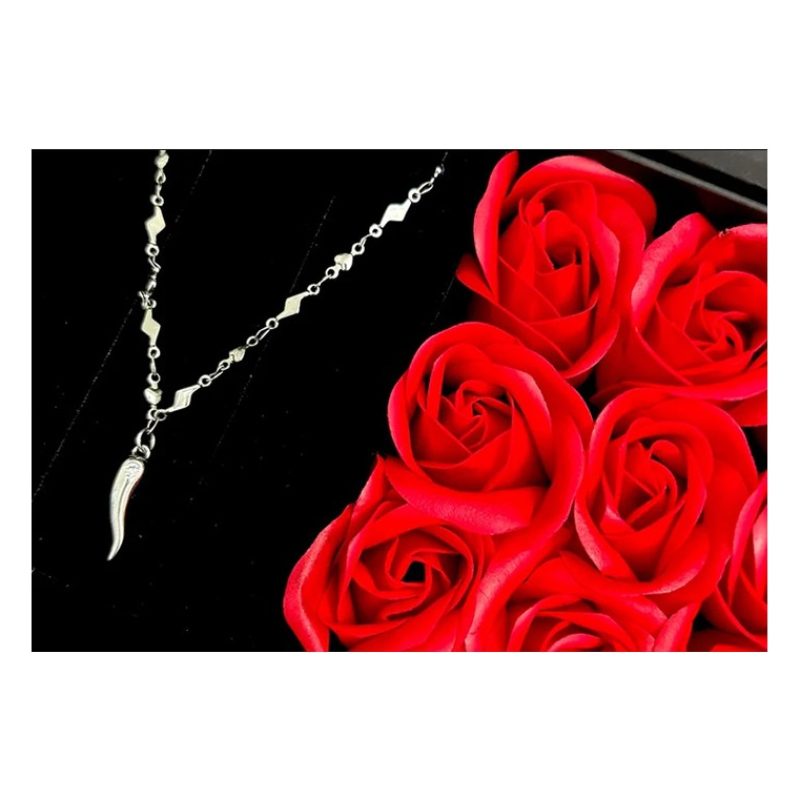 FGF Cofanetto Portagioie San Valentino Con Rose rosse Box di fiori ...